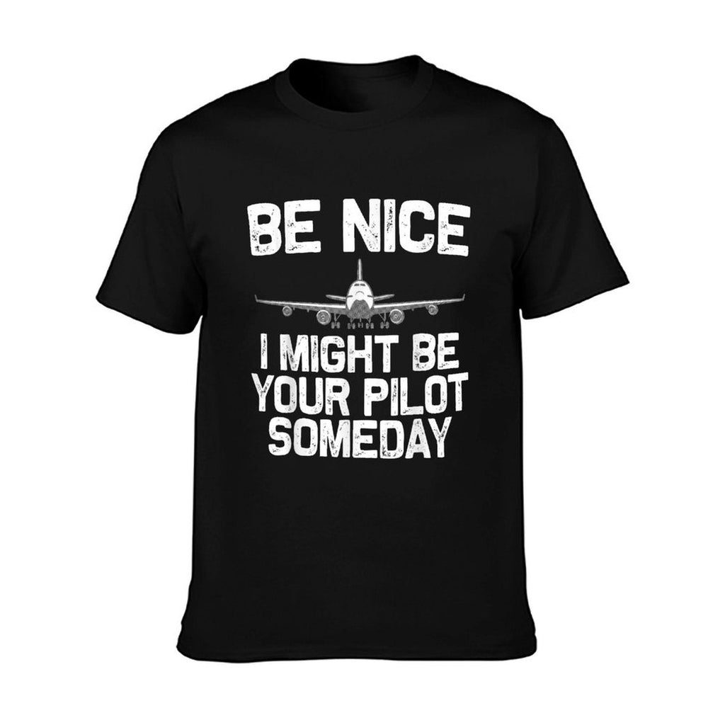 Funny Pilot Art For Men Women Kids Aviation Airplane Pilot T-Shirt