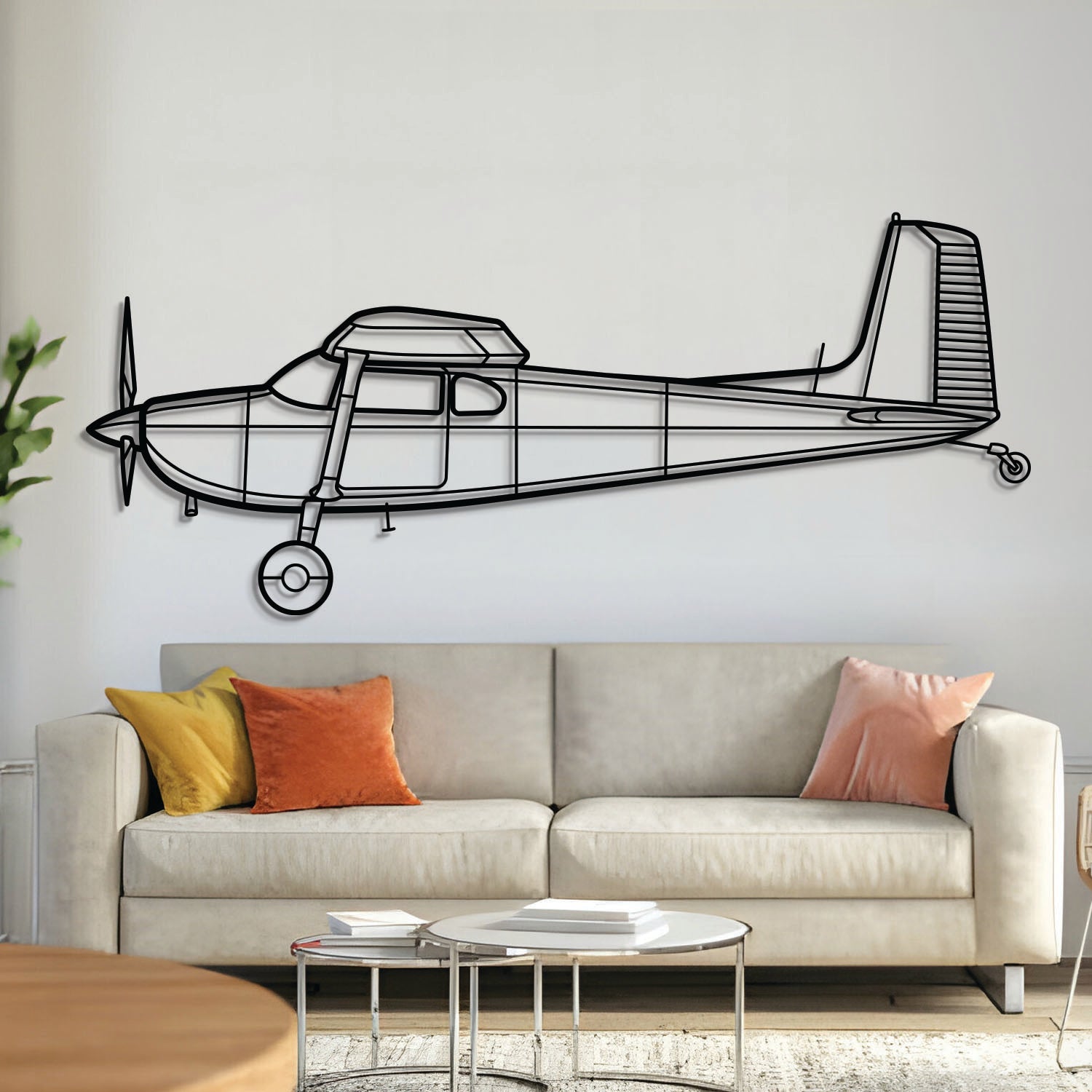180F Metal Aircraft Wall Art - NCP0205