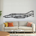 F-4E Phantom Metal Aircraft Wall Art - NCP0070