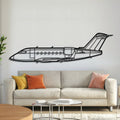 Challanger 604 Metal Aircraft Wall Art - NCP0266