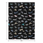 Modern Military Airplanes Throw Blanket