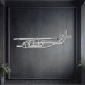 CH-53E Super Stallion Metal Neon Aircraft Wall Art - NCN0022