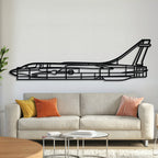 F-8 Crusader Metal Aircraft Wall Art - NCP0559