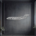 G650 Metal Neon Aircraft Wall Art - NCN0047