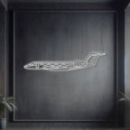 G650 Metal Neon Aircraft Wall Art - NCN0047