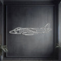 Harrier GR7 Metal Neon Aircraft Wall Art - NCN0049