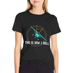 This Is How We Roll Pilot Shirt Funny Airplane Aircrafts T-Shirt