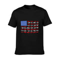 Pilot Airplane American Flag Plane Aviation T-Shirt