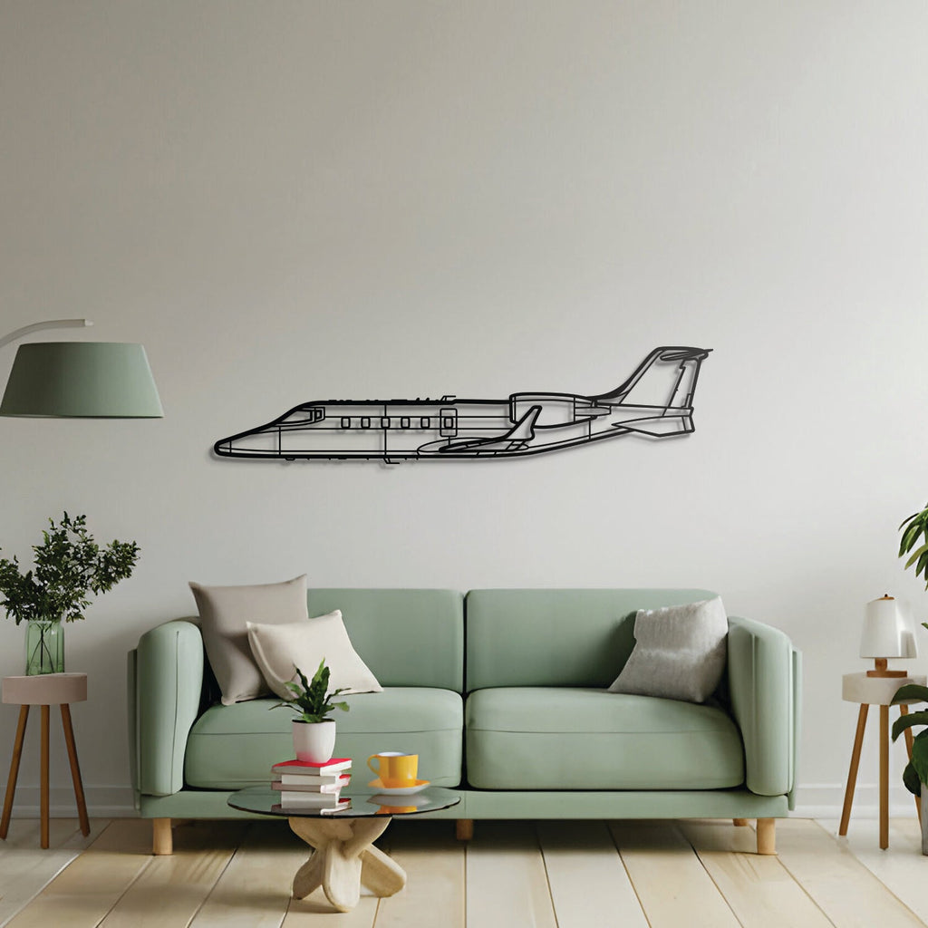 Learjet 60 Metal Aircraft Wall Art - NCP0103