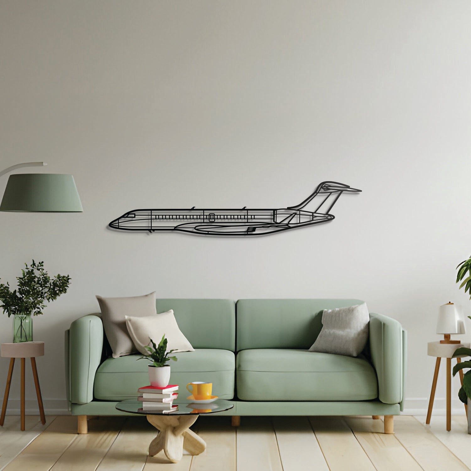 Global 7500 Metal Aircraft Wall Art - NCP0092