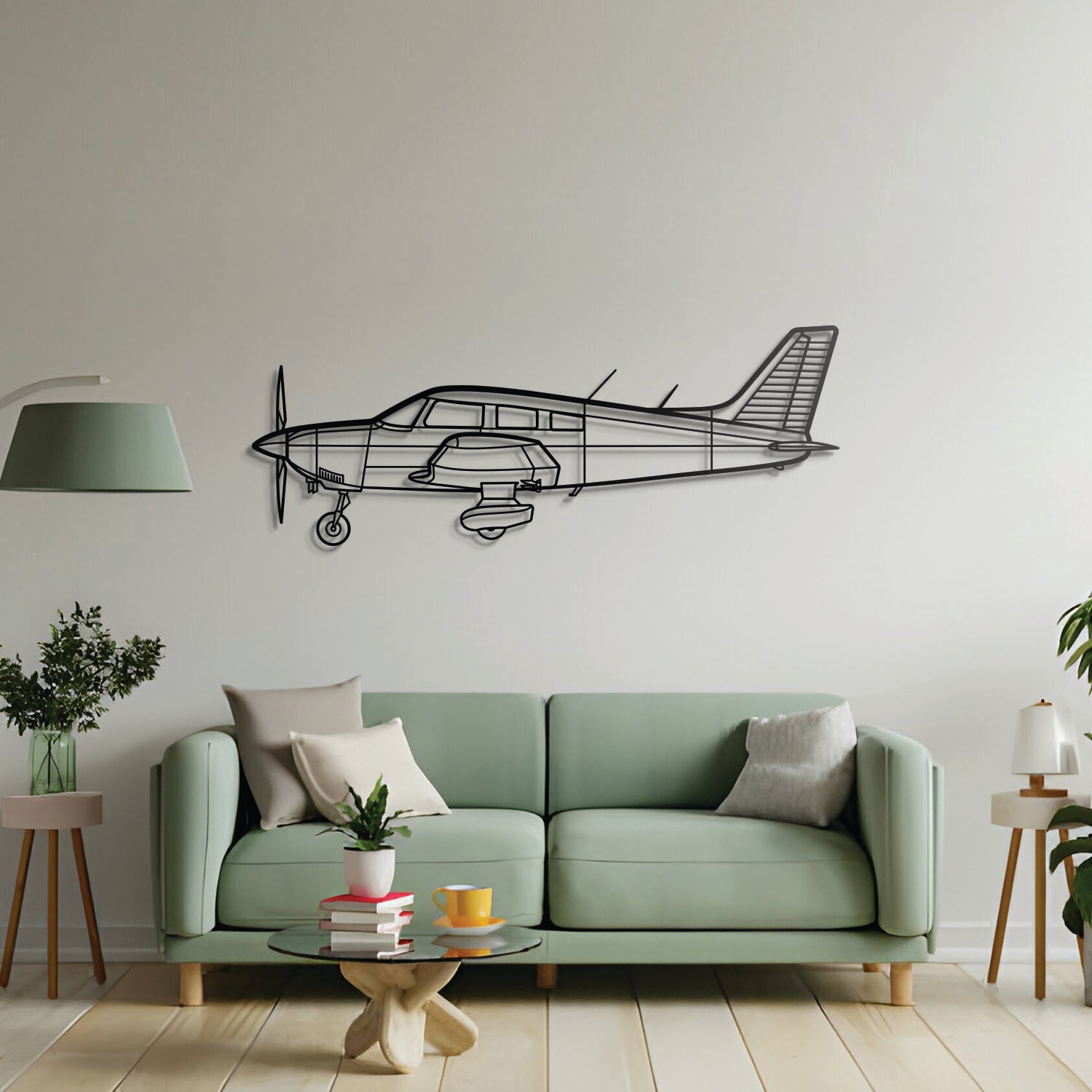 PA-28-181 Archer Metal Aircraft Wall Art - NCP0292