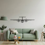 Dash 8 - Q400 Front Metal Aircraft Wall Art - NCP0376