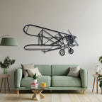 Model 75 Metal Aircraft Wall Art - NCP0108