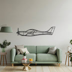 WT9 Dynamic Metal Aircraft Wall Art - NCP0250