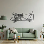 Dragonfly C Metal Aircraft Wall Art - NCP0419