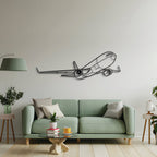 767-300F Angle Metal Aircraft Wall Art - NCP0360