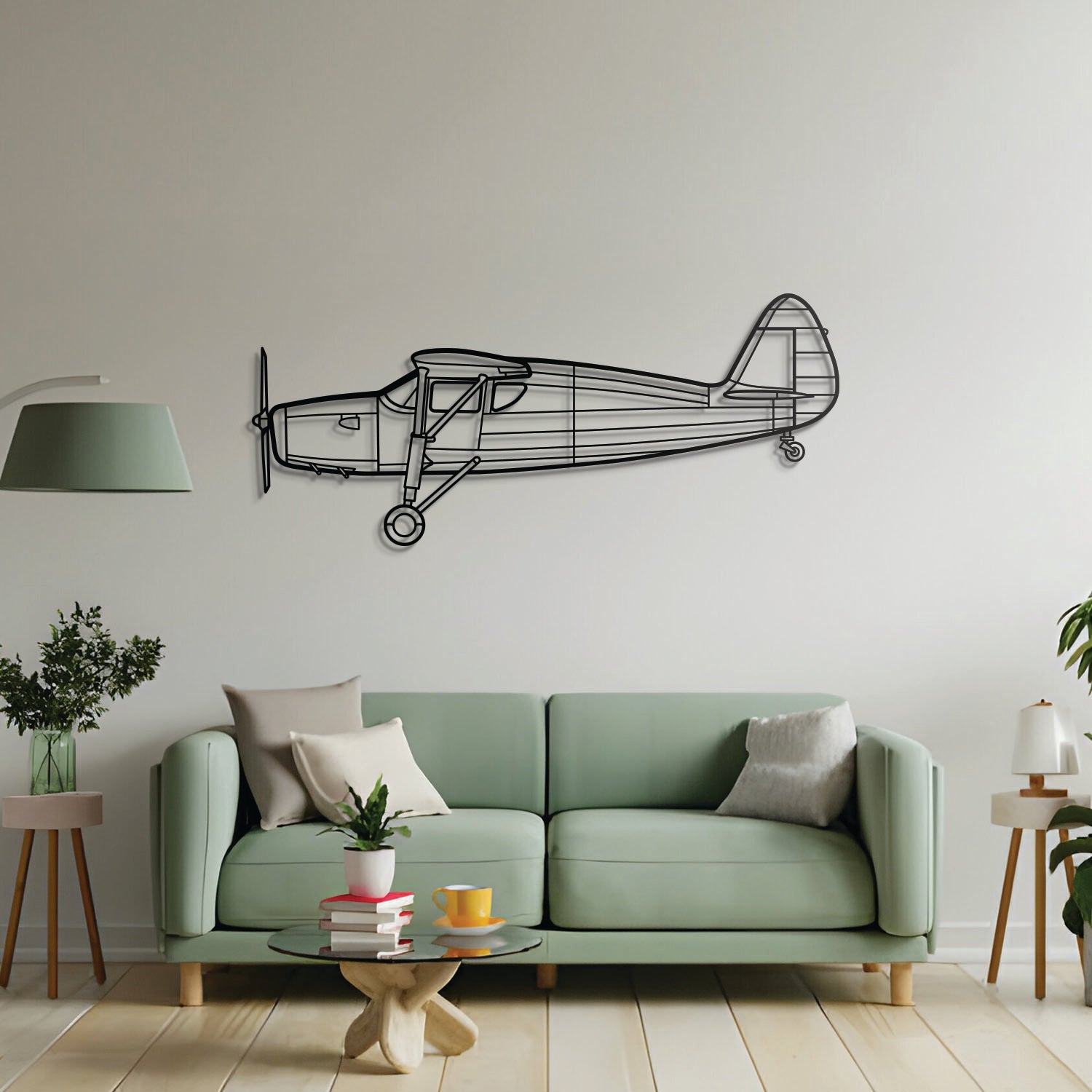 24R Argus III UC61K Metal Aircraft Wall Art - NCP0303
