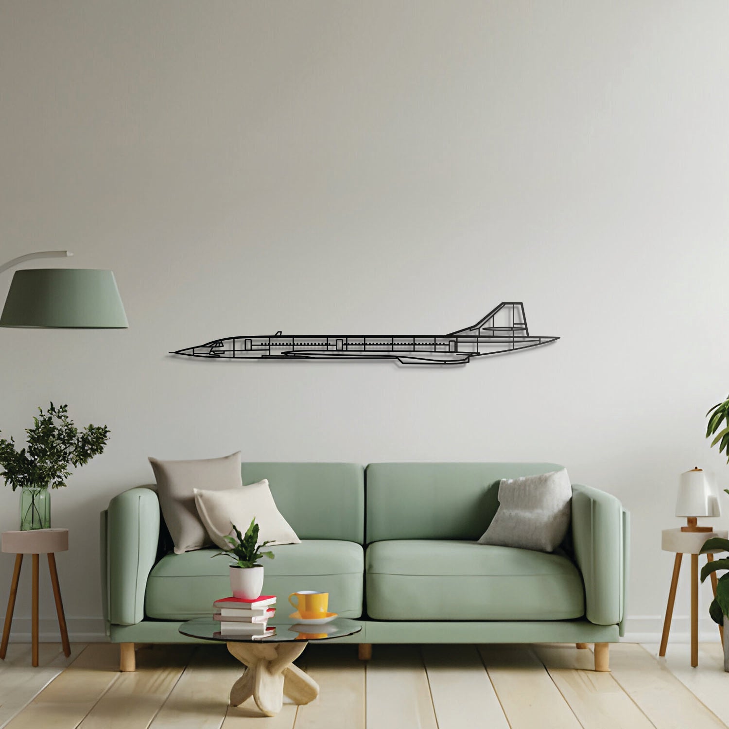 Concorde Metal Aircraft Wall Art - NCP0053