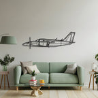 PA-34-200T Seneca II Metal Aircraft Wall Art - NCP0188
