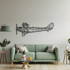 JN-4A Metal Aircraft Wall Art - NCP0430