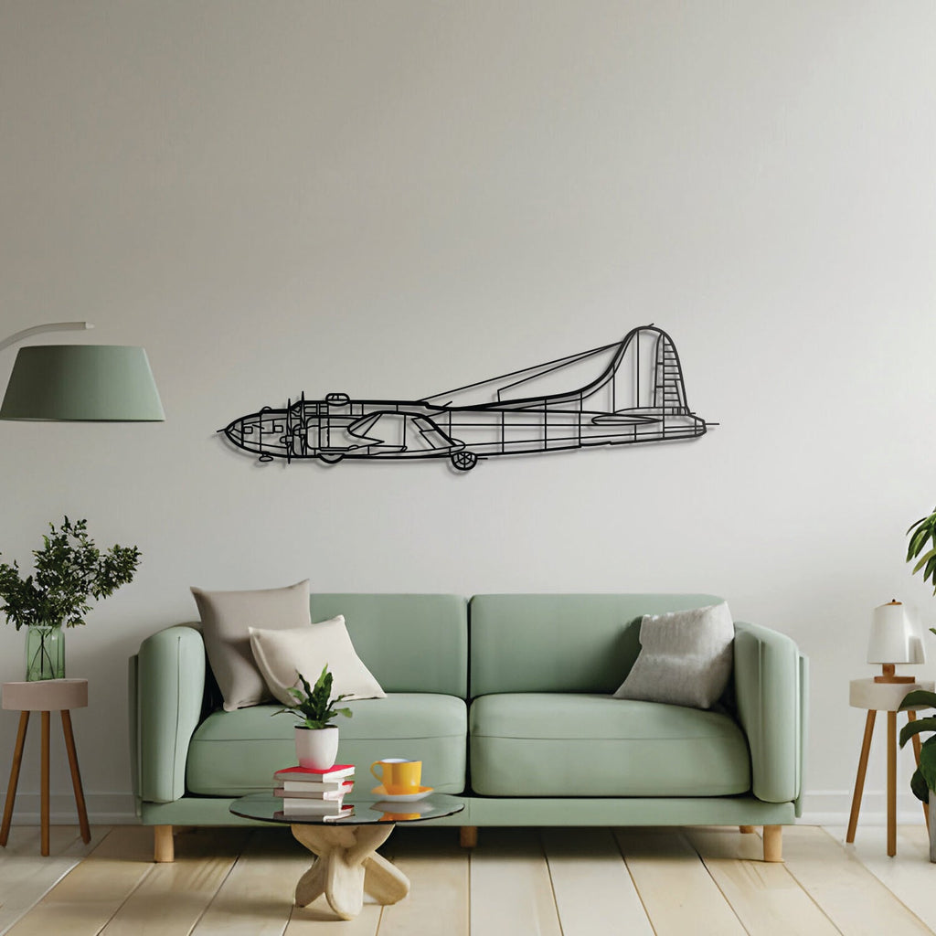 B-17 Metal Aircraft Wall Art - NCP0030