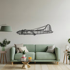 B-17 Metal Aircraft Wall Art - NCP0030