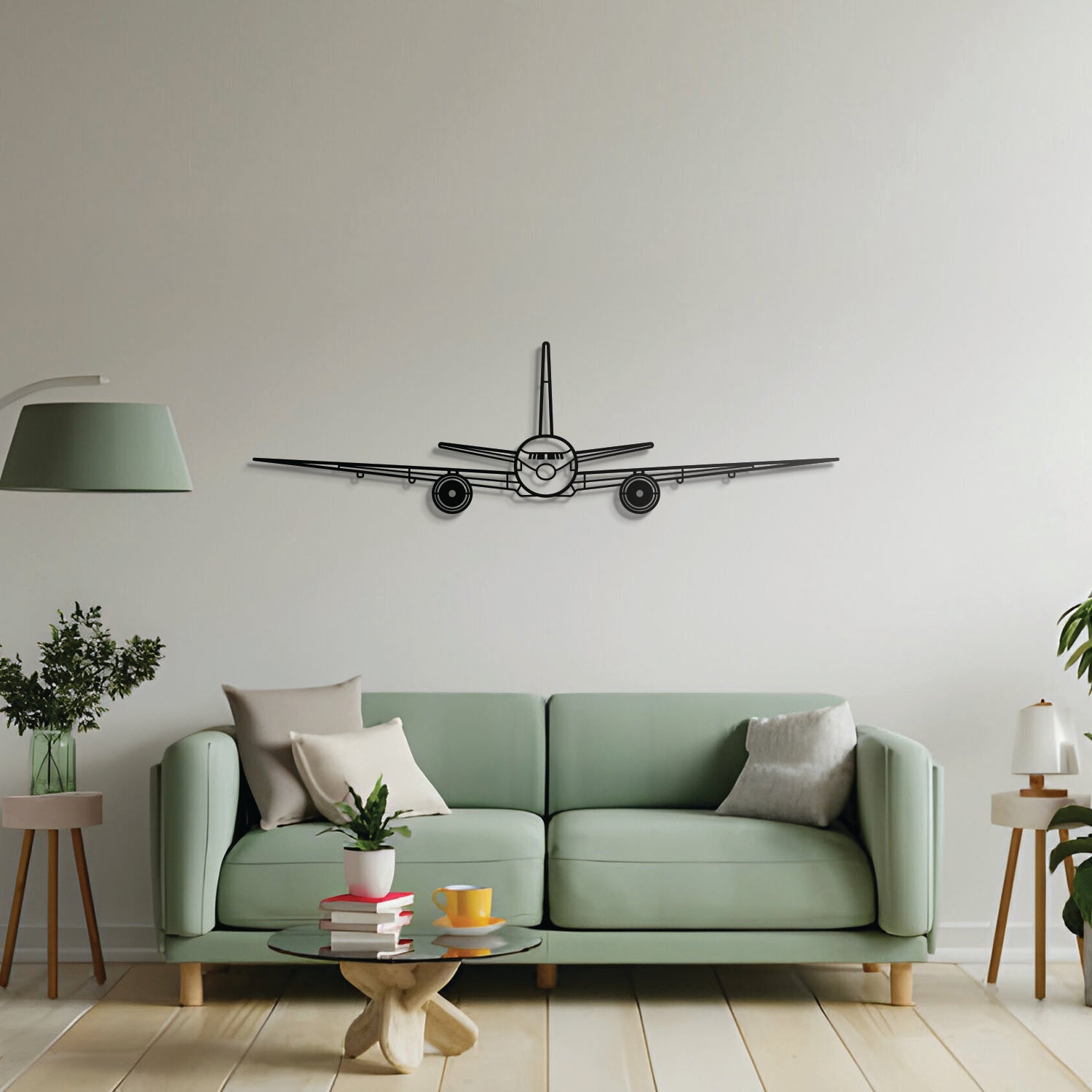 777 Front Metal Aircraft Wall Art - NCP0361