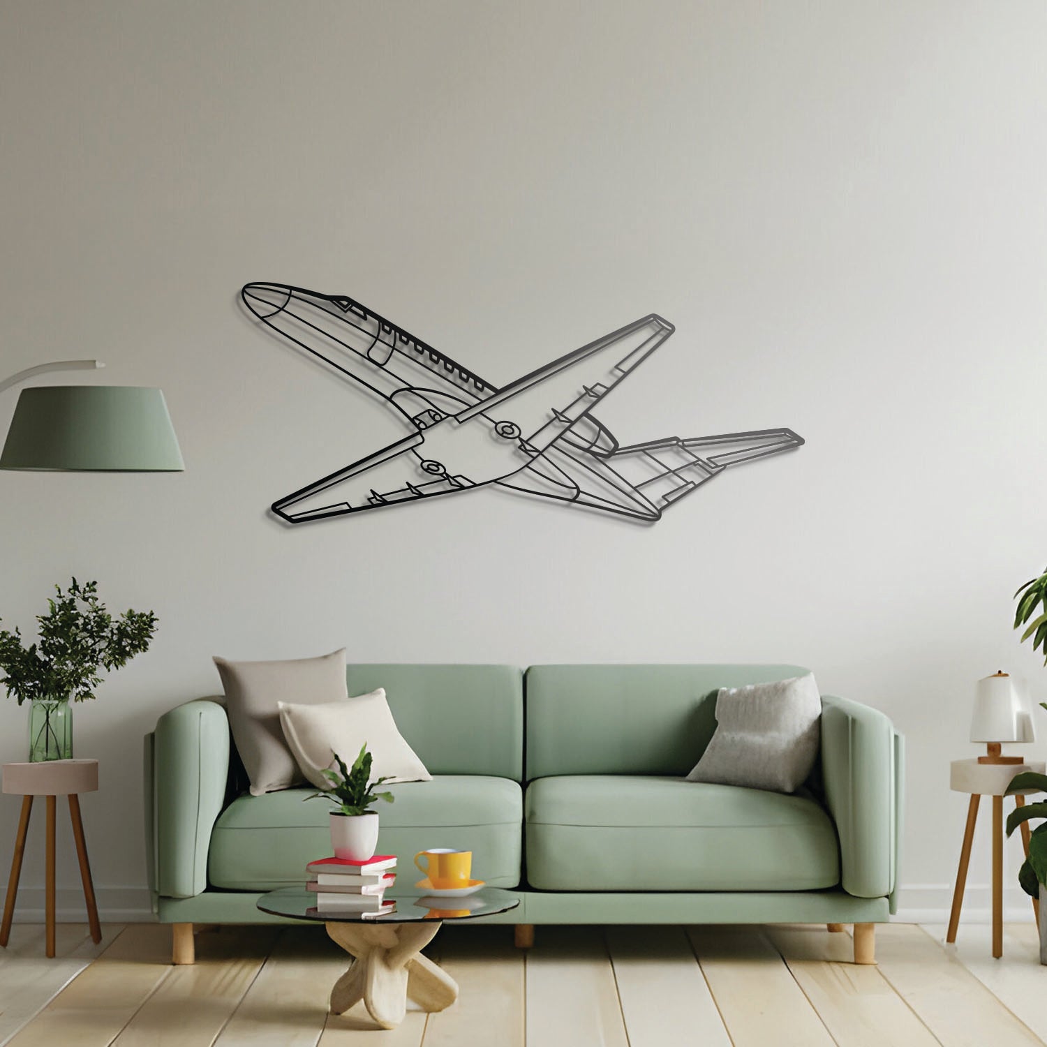 CJ3 Angle Metal Aircraft Wall Art - NCP0268
