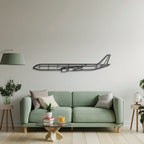 A340-600 Metal Aircraft Wall Art - NCP0408