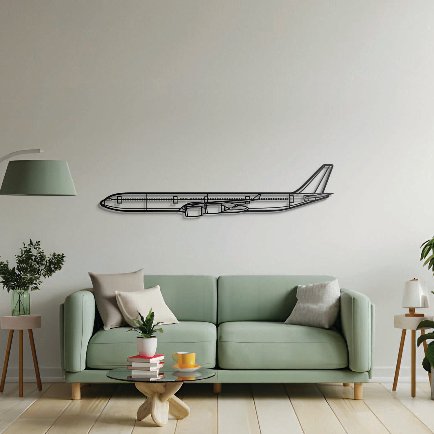 A340-600 Metal Aircraft Wall Art - NCP0408