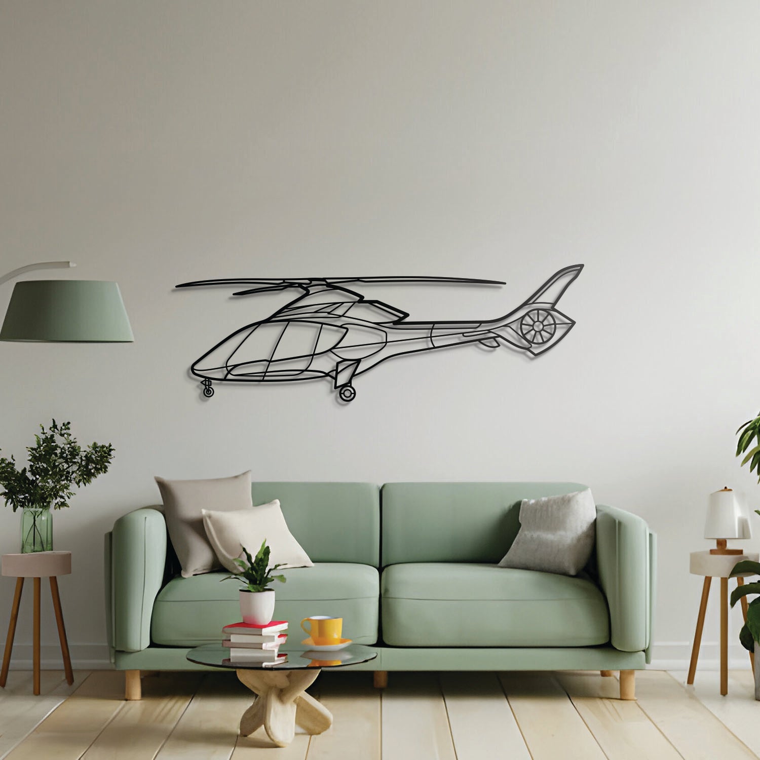 HX50 Metal Aircraft Wall Art - NCP0480