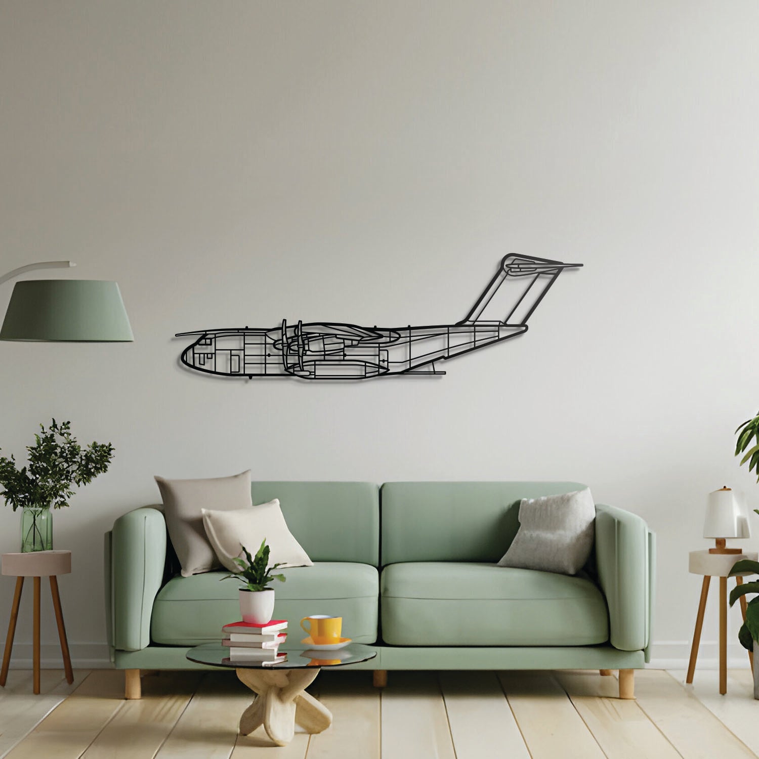 A400M Atlas Metal Aircraft Wall Art - NCP0256