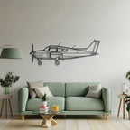 A23-24 Musketeer Metal Aircraft Wall Art - NCP0405