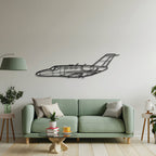 Citation Mustang Metal Aircraft Wall Art - NCP0050