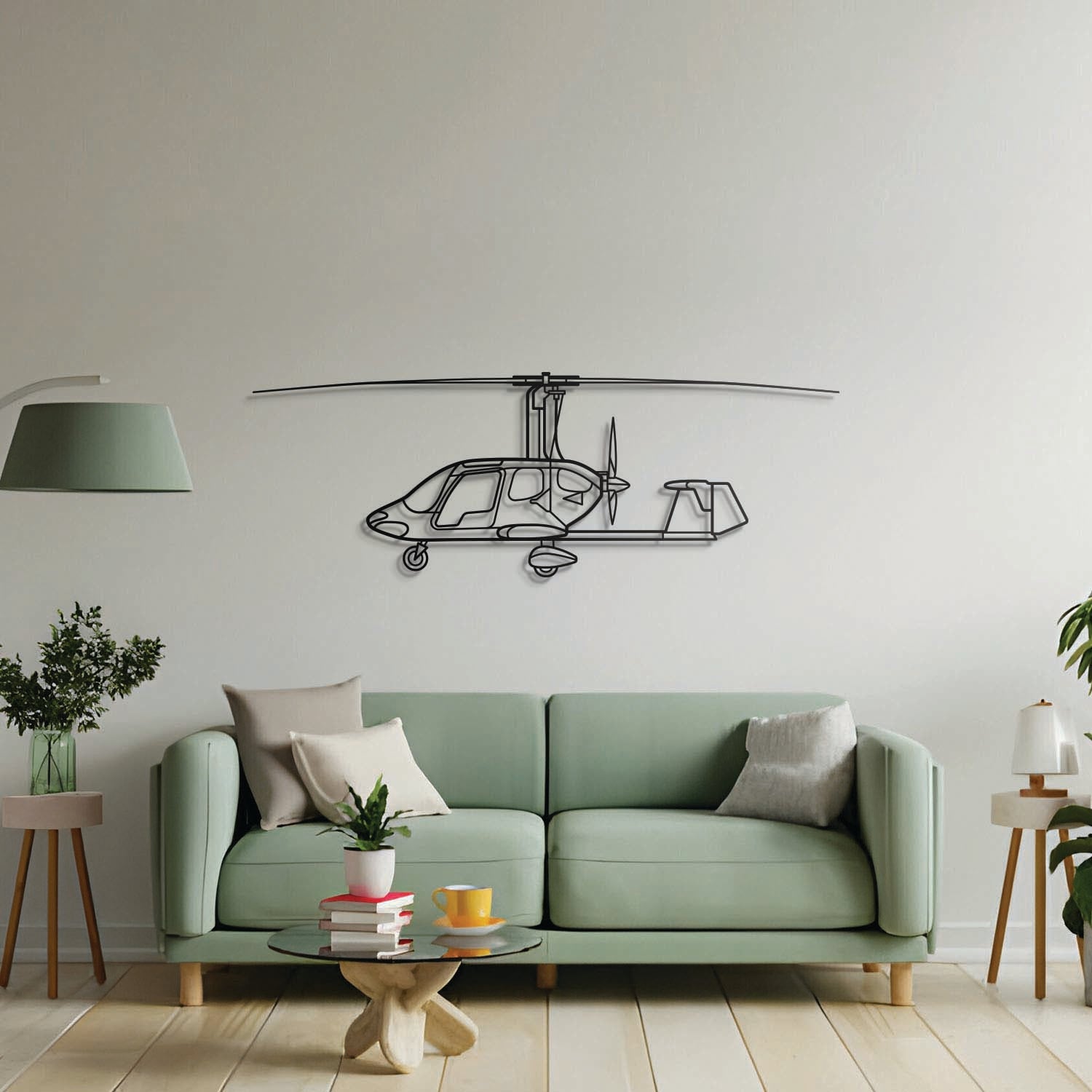 Argon GTL Metal Aircraft Wall Art - NCP0460