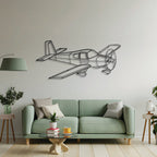 RV-10 Angle Metal Aircraft Wall Art - NCP0442