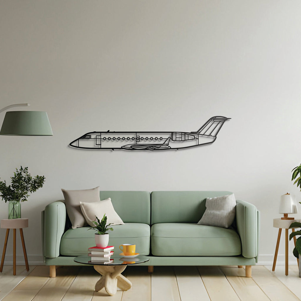CRJ200 Metal Aircraft Wall Art - NCP0321