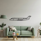 CRJ200 Metal Aircraft Wall Art - NCP0321