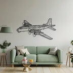 CP-107 Argus Angle Metal Aircraft Wall Art - NCP0417