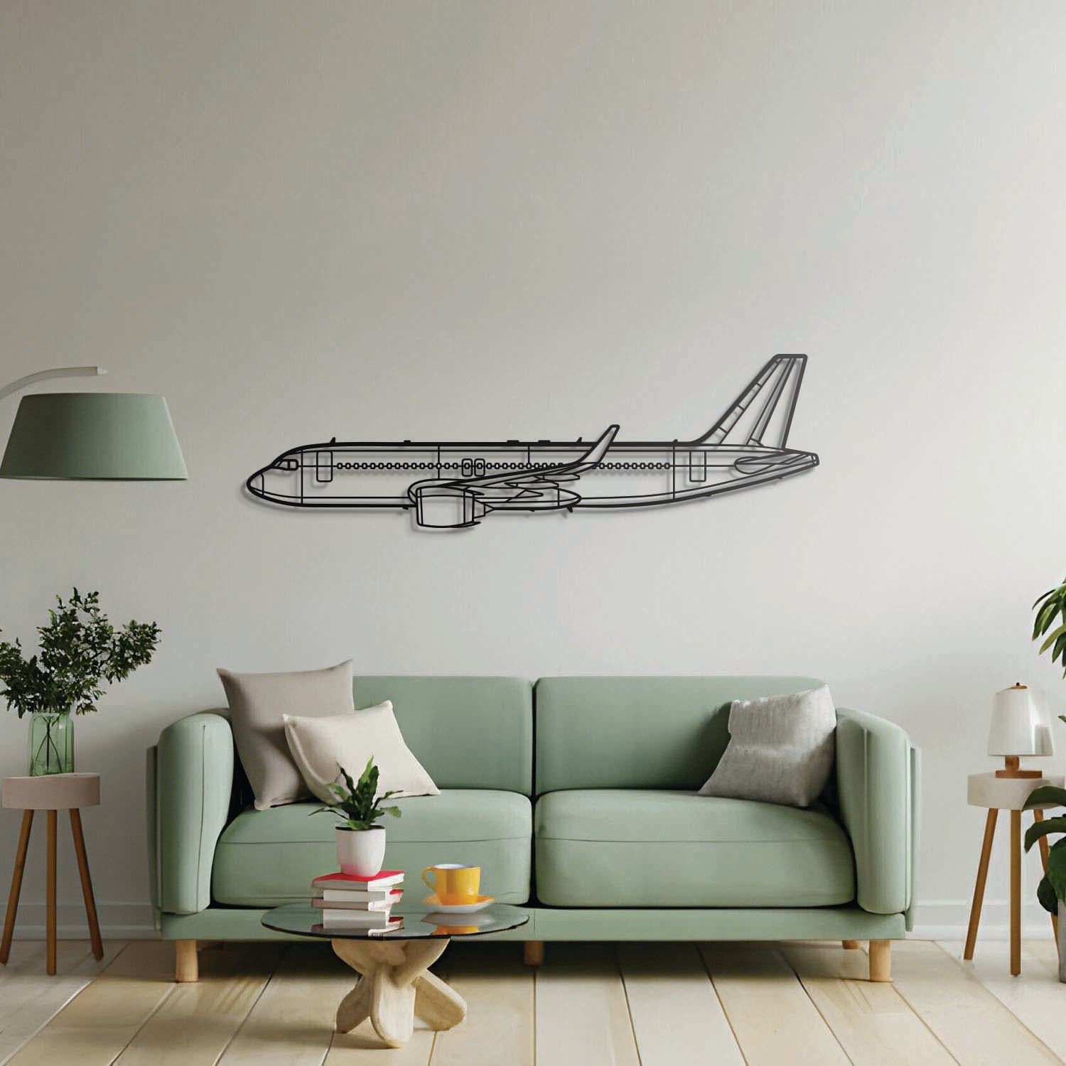 A320 Neo Metal Aircraft Wall Art - NCP0407