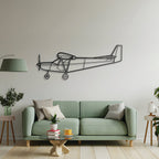 STOL CH 701 Metal Aircraft Wall Art - NCP0297