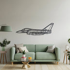 Eurofighter Typhoon Metal Aircraft Wall Art - NCP0067