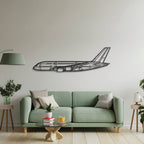 A380-800 Metal Aircraft Wall Art - NCP0021