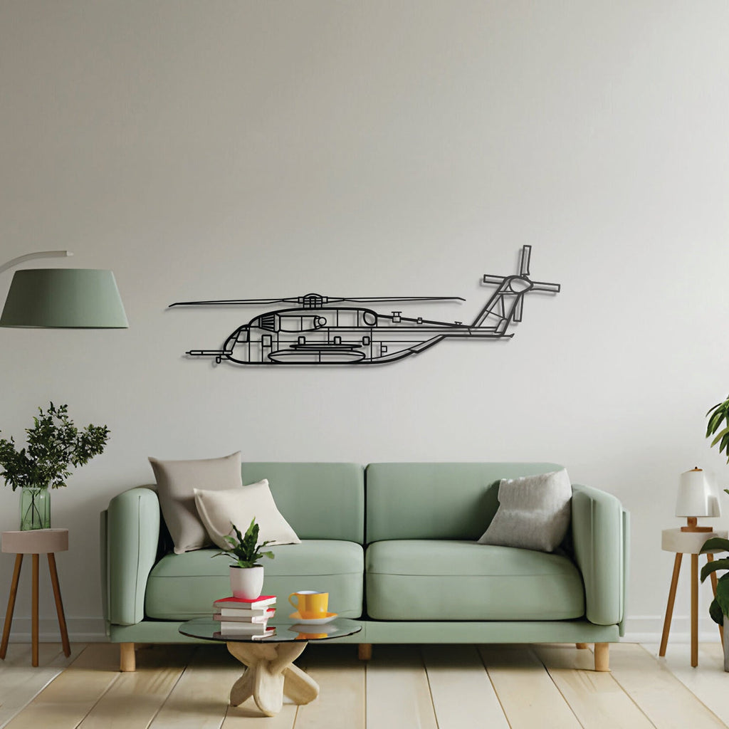 CH-53E Super Stallion Metal Aircraft Wall Art - NCP0265