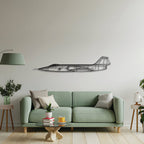 CF-104 Metal Aircraft Wall Art - NCP0416