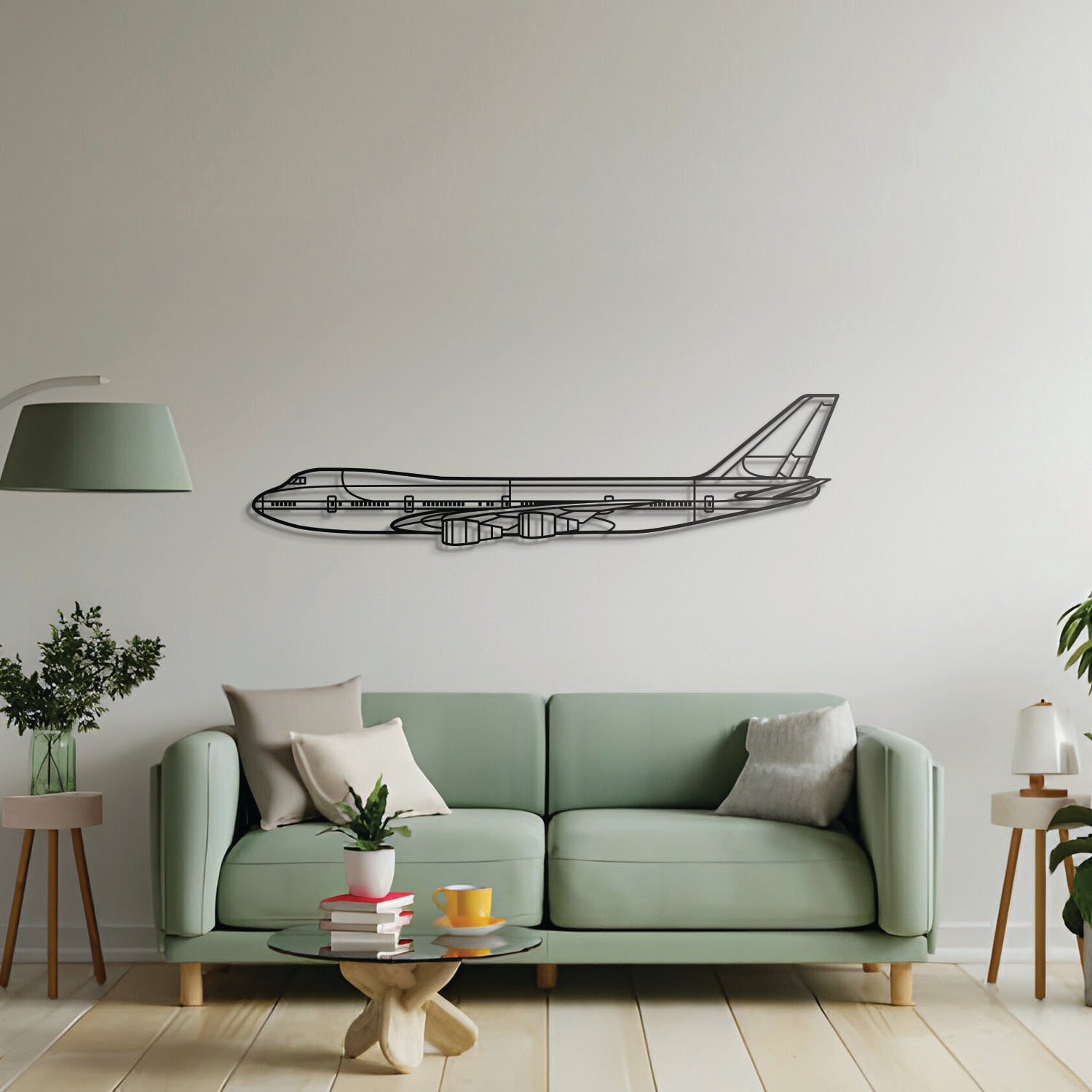747-200B Metal Aircraft Wall Art - NCP0253