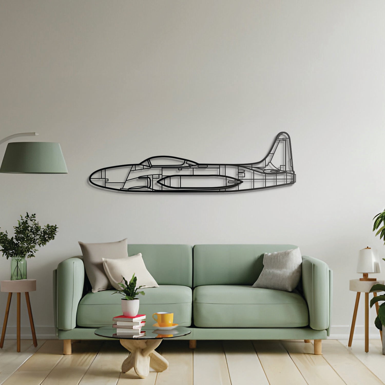 T33 Metal Aircraft Wall Art - NCP0247