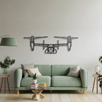 MV-22 Osprey Front Metal Aircraft Wall Art - NCP0186