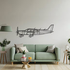 Saratoga PA-32 Metal Aircraft Wall Art - NCP0195