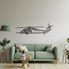 HH-60 Pave Hawk Metal Aircraft Wall Art - NCP0229